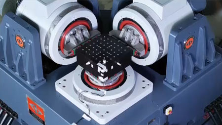 Sistema de pruebas de vibración triaxial